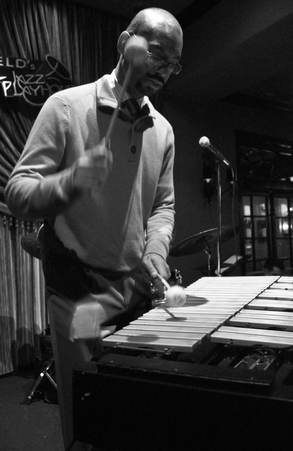 Jazz Vibraphonist Jason Marsalis plays at Irvin mayfield's Jazz Playhouse on March 9, 2013 for the release of his new album In A World of Mallets