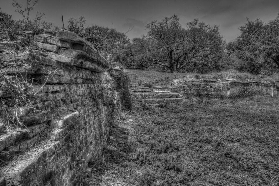 The ruins of what was formerly Fort St. John (aka Spanish Fort, aka San Juan del Bayou, aka Fort St. Jean) along Bayou St. John in New Orleans, LA.
