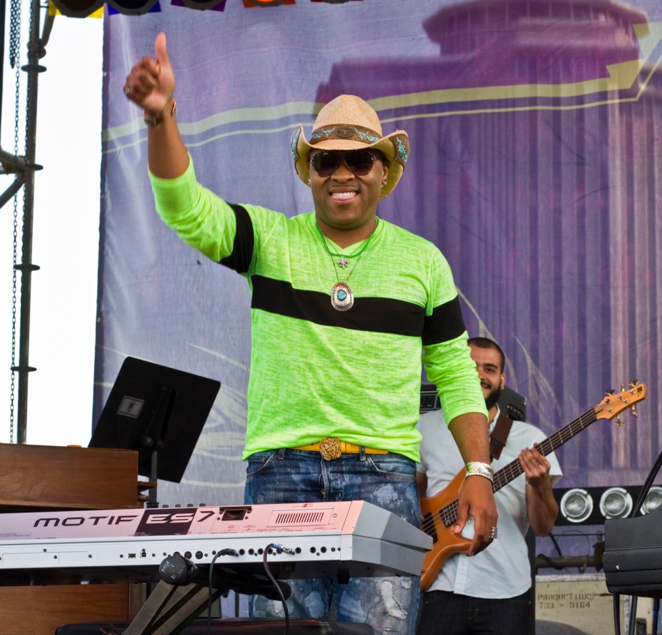 Davell Crawford at French Quarter Fest in New Orleans, LA - April 13, 2013