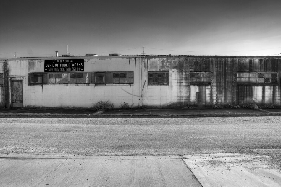 The Department of public works traffic signal and sign works in New Orleans, LA.