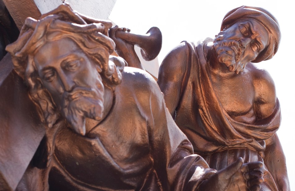 A statue depicting the passion of Jesus Christ